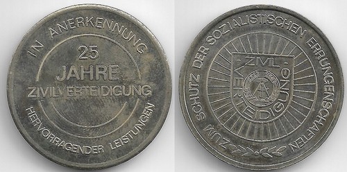 Hettstedt medaille jahre - 25,