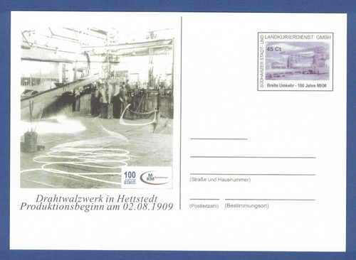 Ganzsache südharzer stadt - südharzer, stadt-