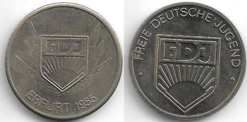 Hettstedt medaille erfurt fdj - erfurt,