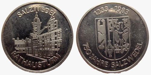 Ddr hettstedt medaille 750 - ddr, hettstedt-medaille