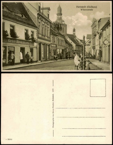 Ansichtskarte hettstedt - ansichtskarte,