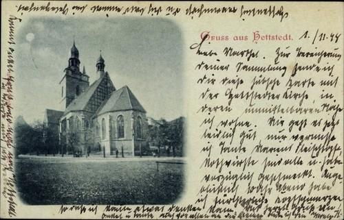 Mondschein hettstedt im - mondschein, ak