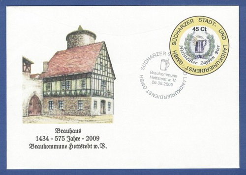 Fdc südharzer stadt - fdc, stadt-