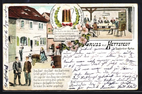 Künstler hettstedt - künstler-ak,