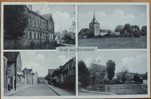 Gruß aus siersleben 1939 - ak,