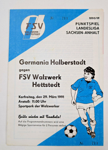 Orig programm fsv - programm, walzwerk