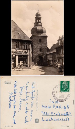 Foto ansichtskarte hettstedt - foto,