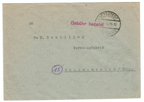 Sbz sachs anhalt - sachs., -anhalt,