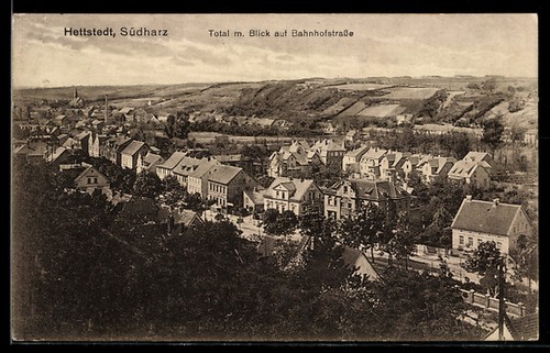 Ansichtskarte hettstedt - ansichtskarte,