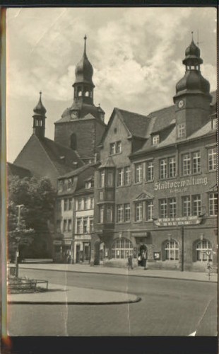 Hettstedt marktplatz rathaus - hettstedt,